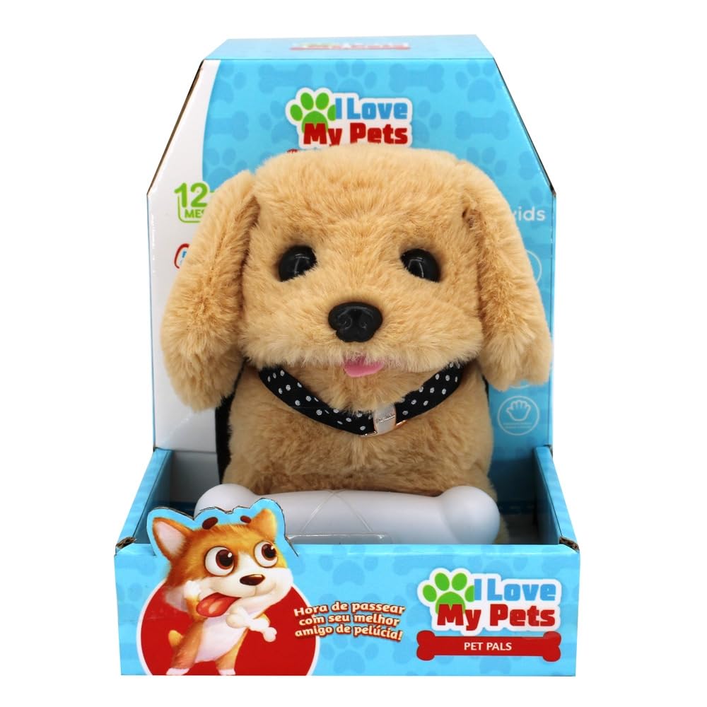 Cachorrinho I Love My Pets Pet Pals Marrom Multikids - BR2057