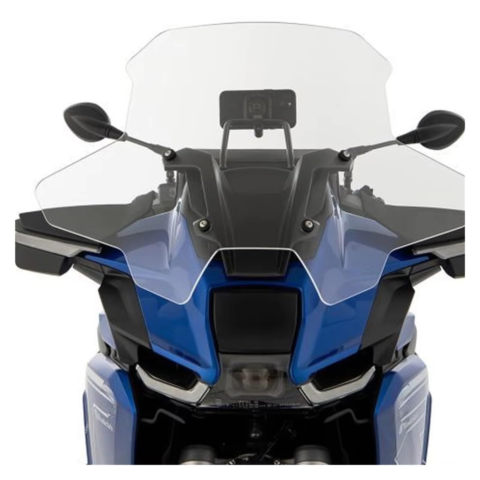 supporto navigazione moto Per BMW R1300RT 1300 RT GS 2024-2026 ADV 2022-2026 Moto Parabrezza Supporto Per Navigatore Per Telefono Cellulare GPS(Black-Twill Pattern)