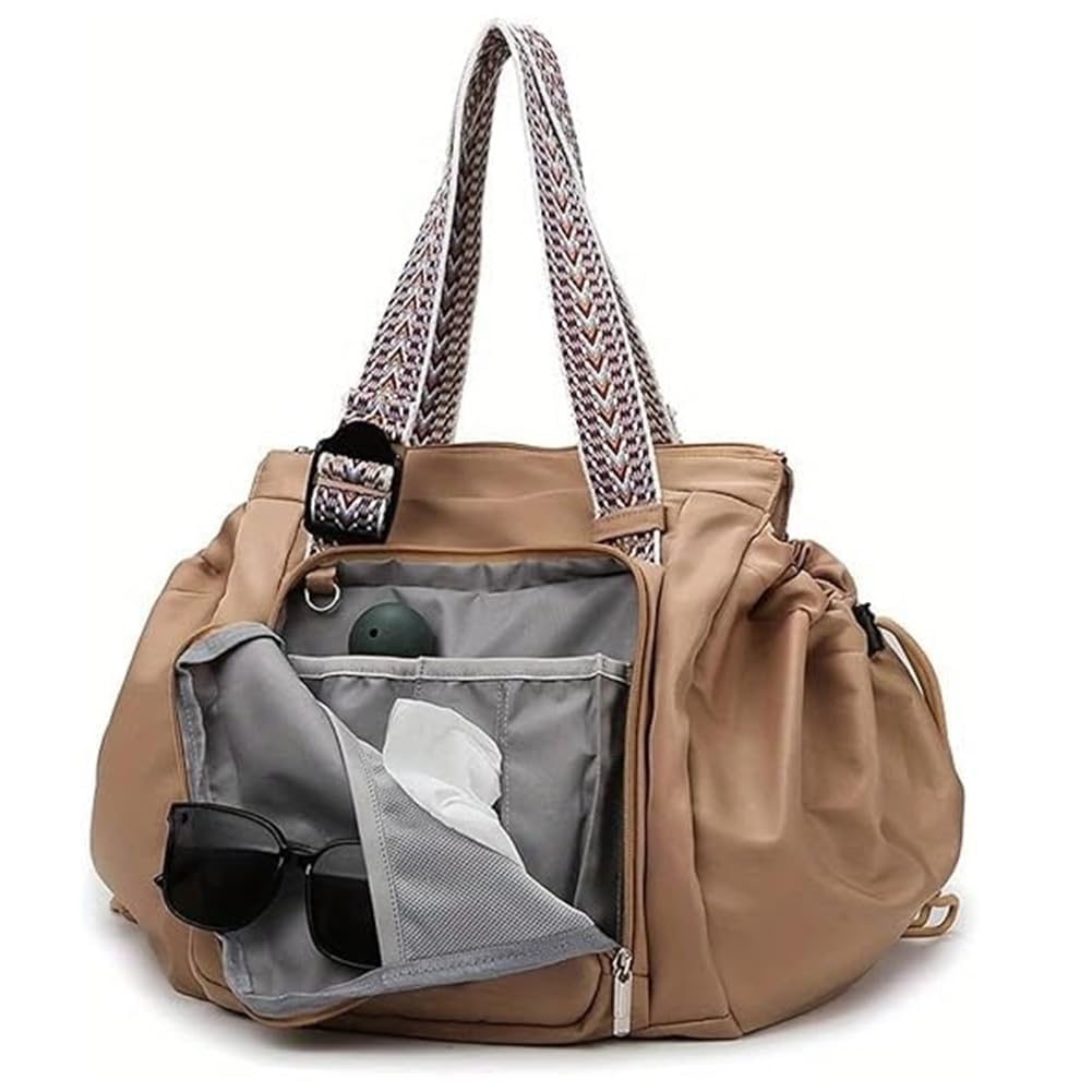 Essential Tote Bag with 15 Smart Pockets and Large-Capacity Multifunctional Travel Organizer - Shoulder Bag for Daily Use