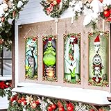 Nightmore Christmas Decorations Jack skellington Christmas Stretching Portraits Poster for Home Wall Decor Art Photo Hanging Banner