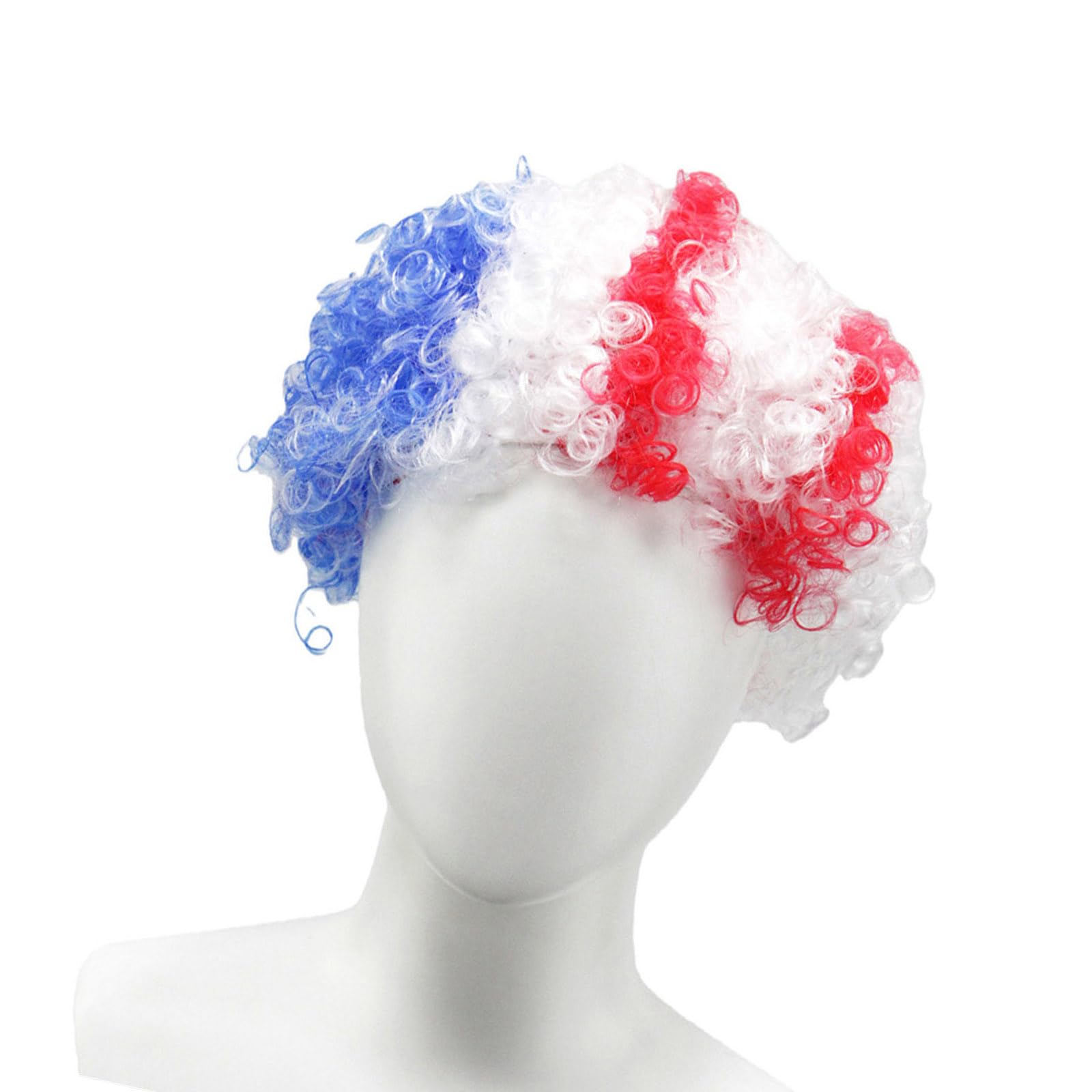 Xjdzineq Year of 2026 Soccer Event Fan Wigs Party Hat Themed Cheering Props for Football & Sports Celebration Hairpiece