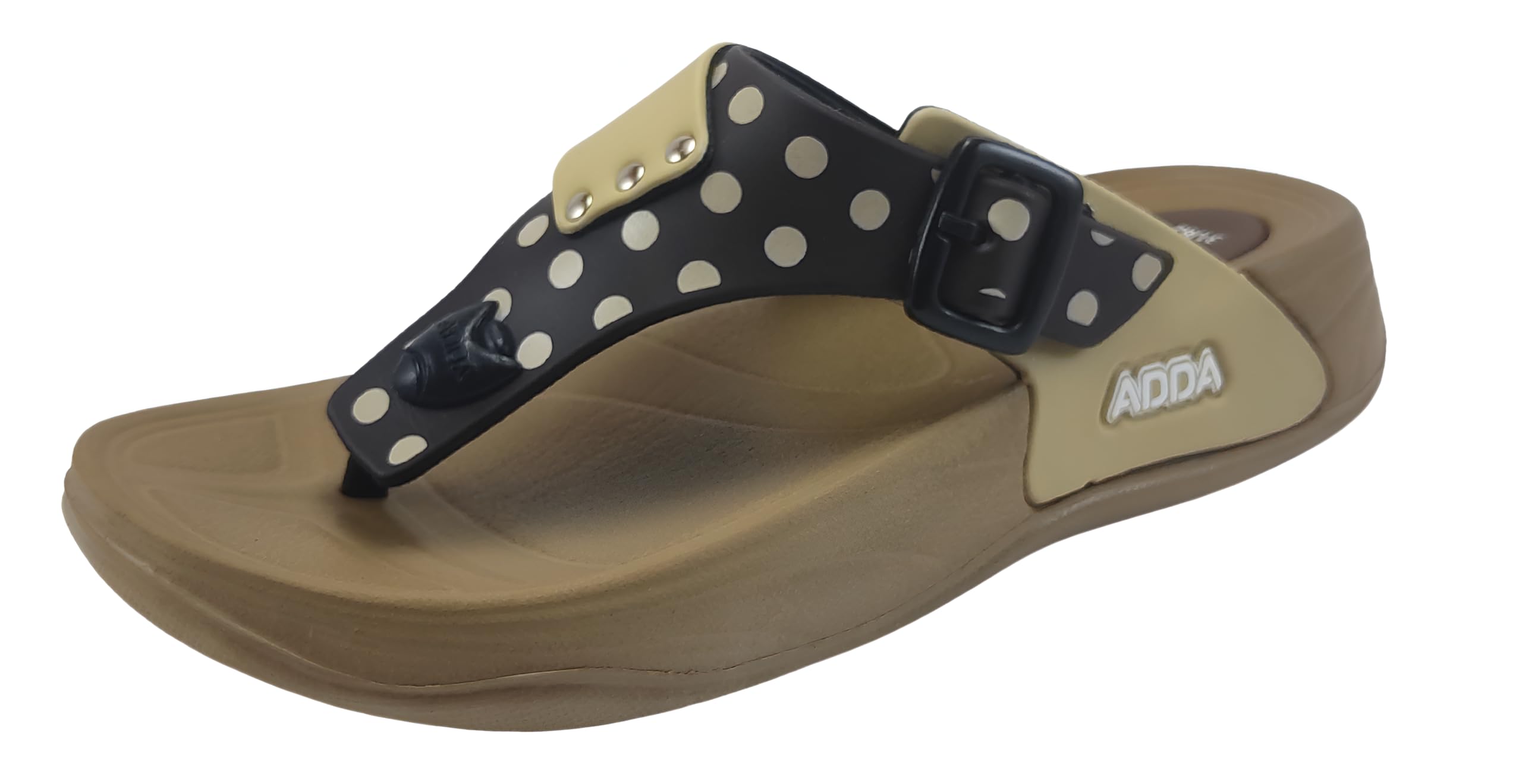 ADDA MISS 0770 || Durable & Comfortable || EVA Sole|| Platform heel || Lightweight || Fashionable || Super Soft || Outdoor Slipper || Slippers for Women (Beige-Brown, 7) (B0CMH7GGVJ) Amazon Price History, Amazon Price Tracker