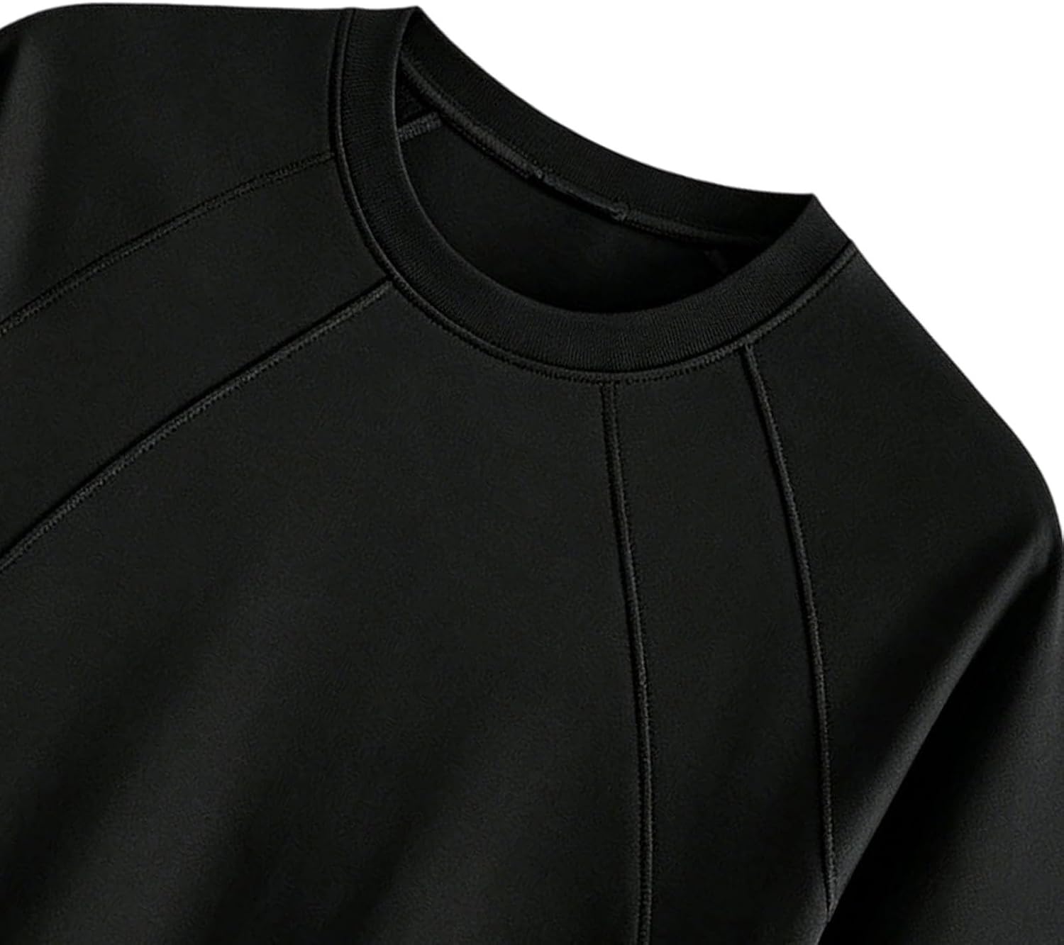 Men's Athletic T Shirt Short Sleeve Crew Neck Workout Tops | Crew Neck Workout Shirt, Raglan Sleeve , Stretch Feel, For Training, Running, Gym, Travel, And Daily Wear