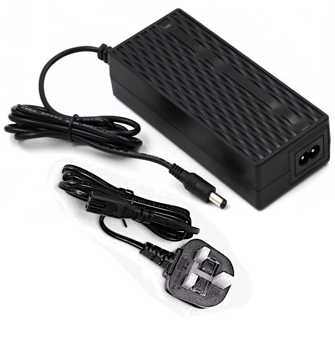 eVA Universal 42.0V, 2.0A Lithium-Ion Battery Charger; Spare or Replacement Charger for Electric Scooters and Bikes with 36V Battery Packs; CE, RoHS, UL-Certified!