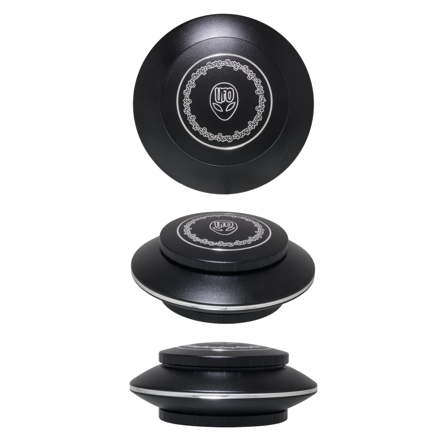 Chongz 63mm UFO Grinder (45mm Grinding Surface) (Black) - Image 3