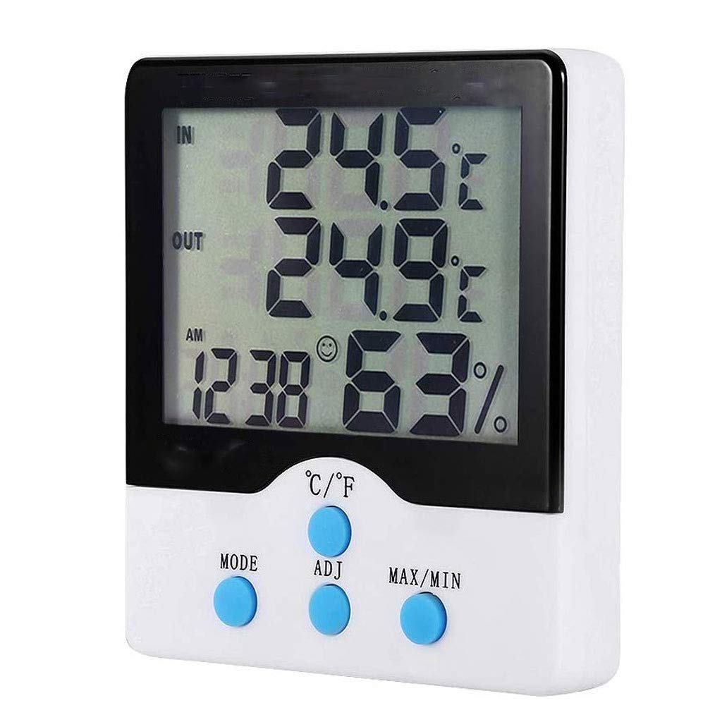 Termometr pokojowy - wewnętrzny elektroniczny miernik temperatury i wilgotności, precyzyjny termometr temperatury w pomieszczeniu domowym