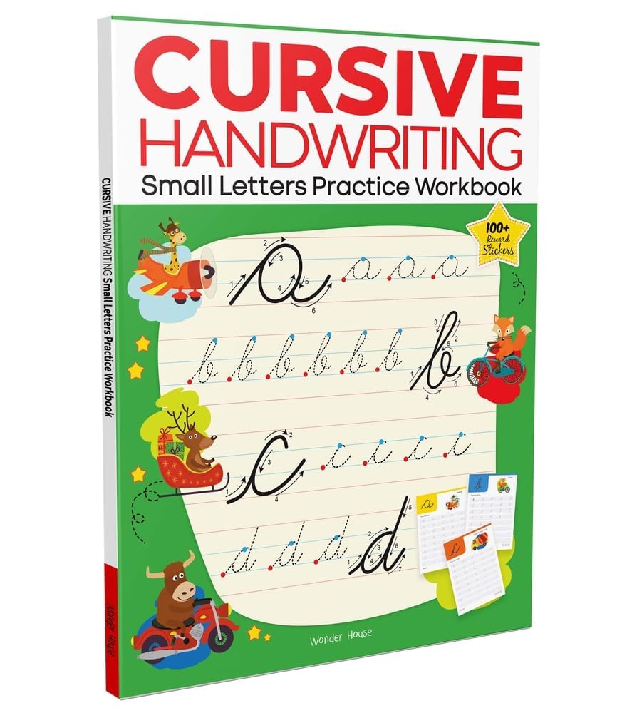 Cursive Handwriting – Small Letters: Practice Workbook | Ages 5–8 Years |