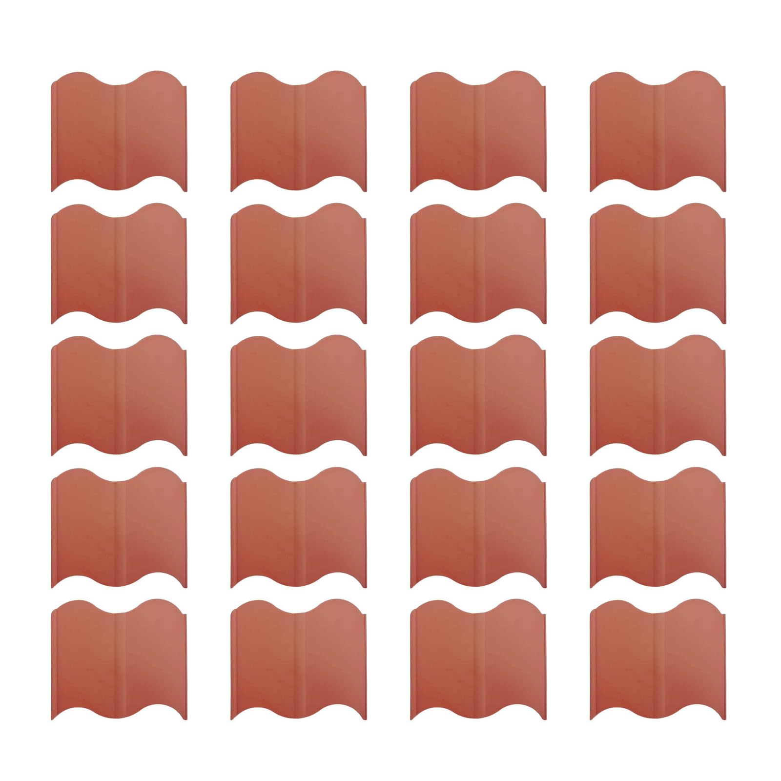 Bordures de jardin emboîtées pour stopper l'herbe envahissante sous la clôture