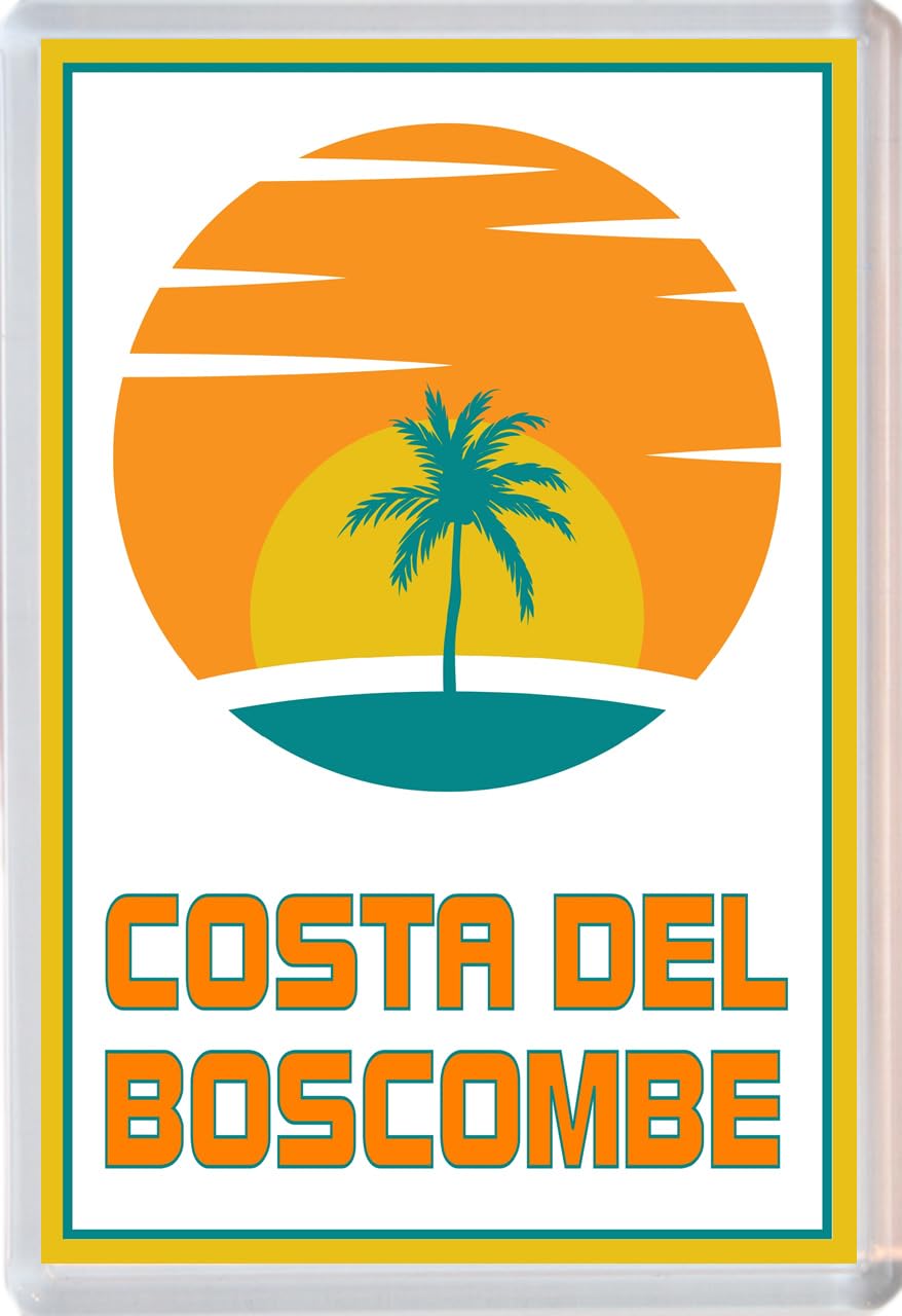 Baked Bean Store Multicolor Costa Del Boscombe - Jumbo Fridge Magnet 96 X 67Mm