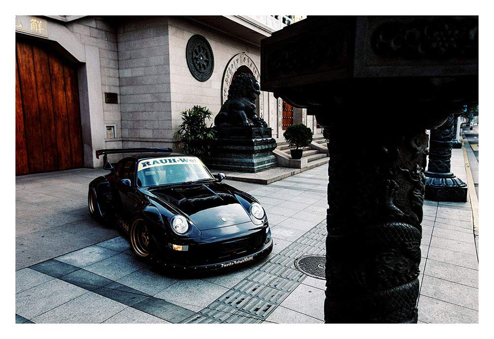 Amazon | ポルシェ993ワイドボディCoupe by RWBチューナー車印刷10 Mil