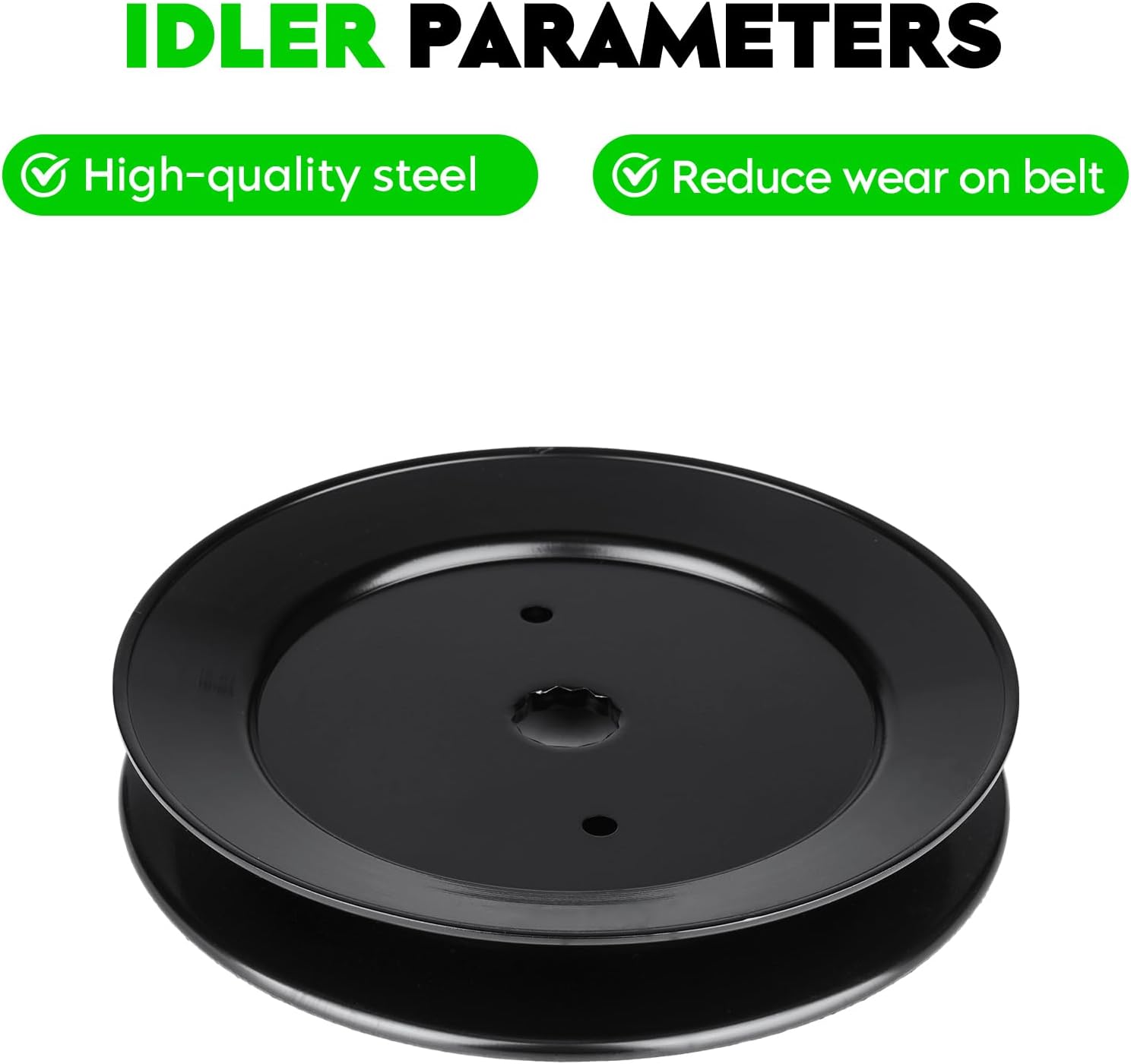 42" Deck Spindle Rebuild Kit for Craftsman LT1000 LT2000 DLT3000 DYT4000, for Husqvarna LT130 YTH150 YTH184, Incl. 2 Spindle 130794 532130794, 2 Blade 134149, 2 Pulley 153535,1 95" Belt 144959