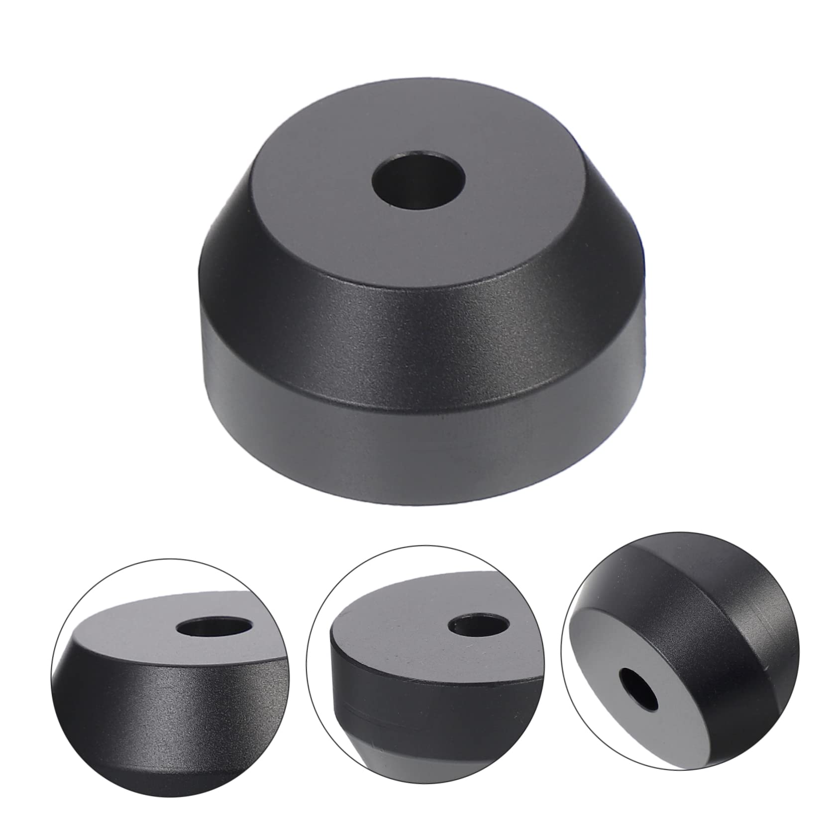 BESTonZON 3 Pezzi 45 Adattatore Di Registrazione Adattatore Per Dischi Da 45 Giri Accessori Adattatore Per Dischi in Vinile Metalli Piccolo Adattatore Metallo Giradischi Alluminio Cupola