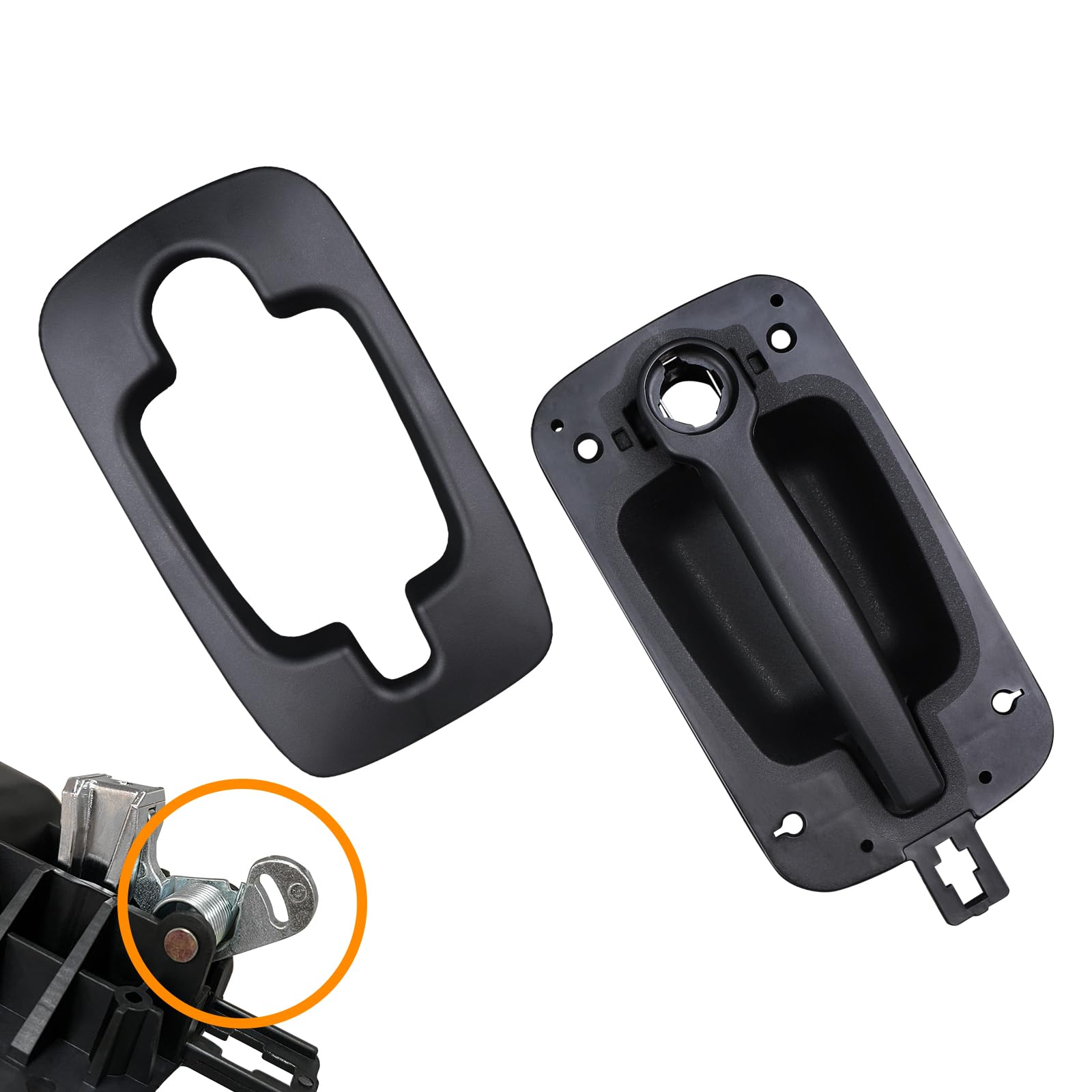 Amazon.com: APPERFiT Exterior Door Handle with Bezel Cover