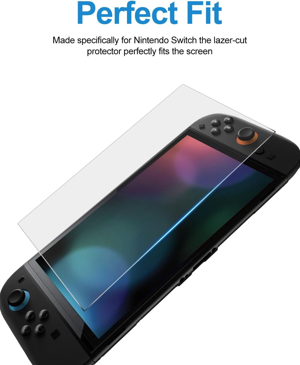 T Tersely [3 Pack Screen Protector Glass for Nintend Switch 2 2025, Anti-Scratch Premium 9H Bubble Free Tempered Glass - Image 4