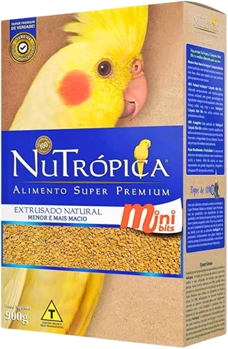 Ração Para Calopsita Natural Mini Bits 900g Nutrópica