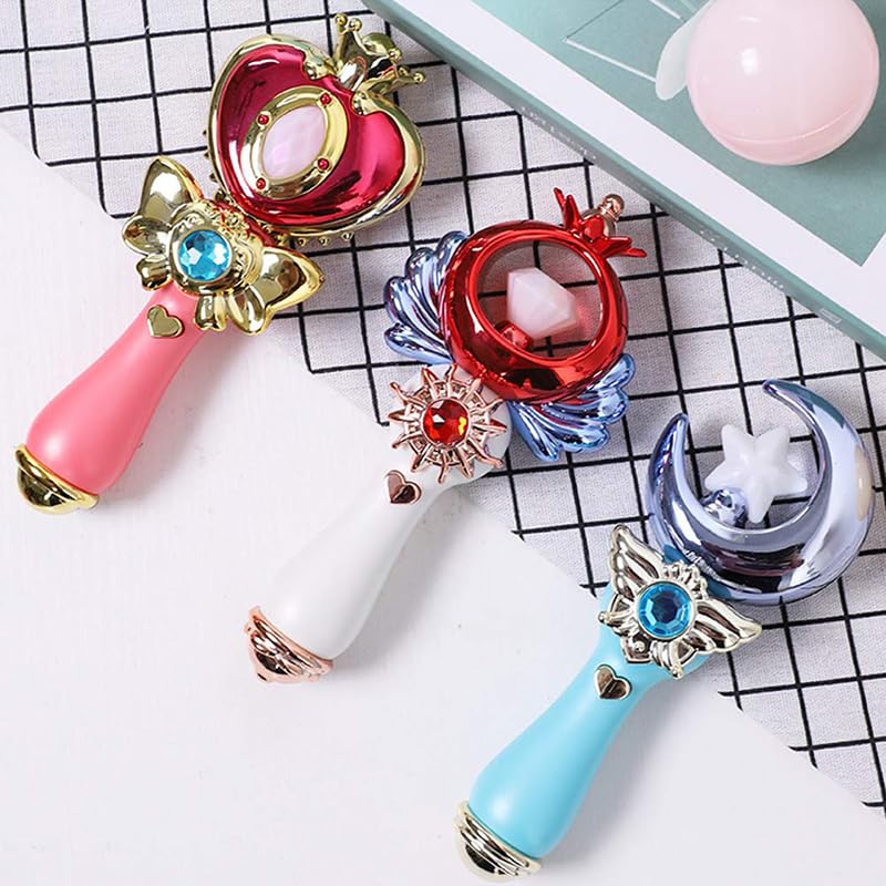 Amazon.co.jp: 魔法の杖 お姫様 王女 魔女 妖精杖 ハート/宝石/月