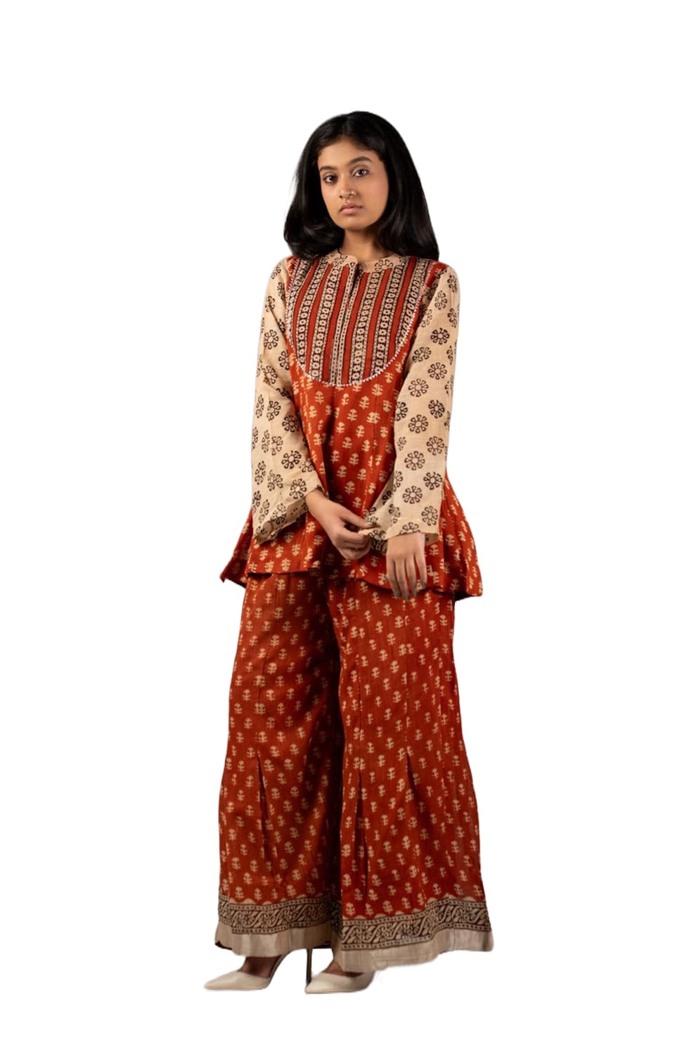 Women's Printed Kurta and Palazzo Co-ord Set-picture-14