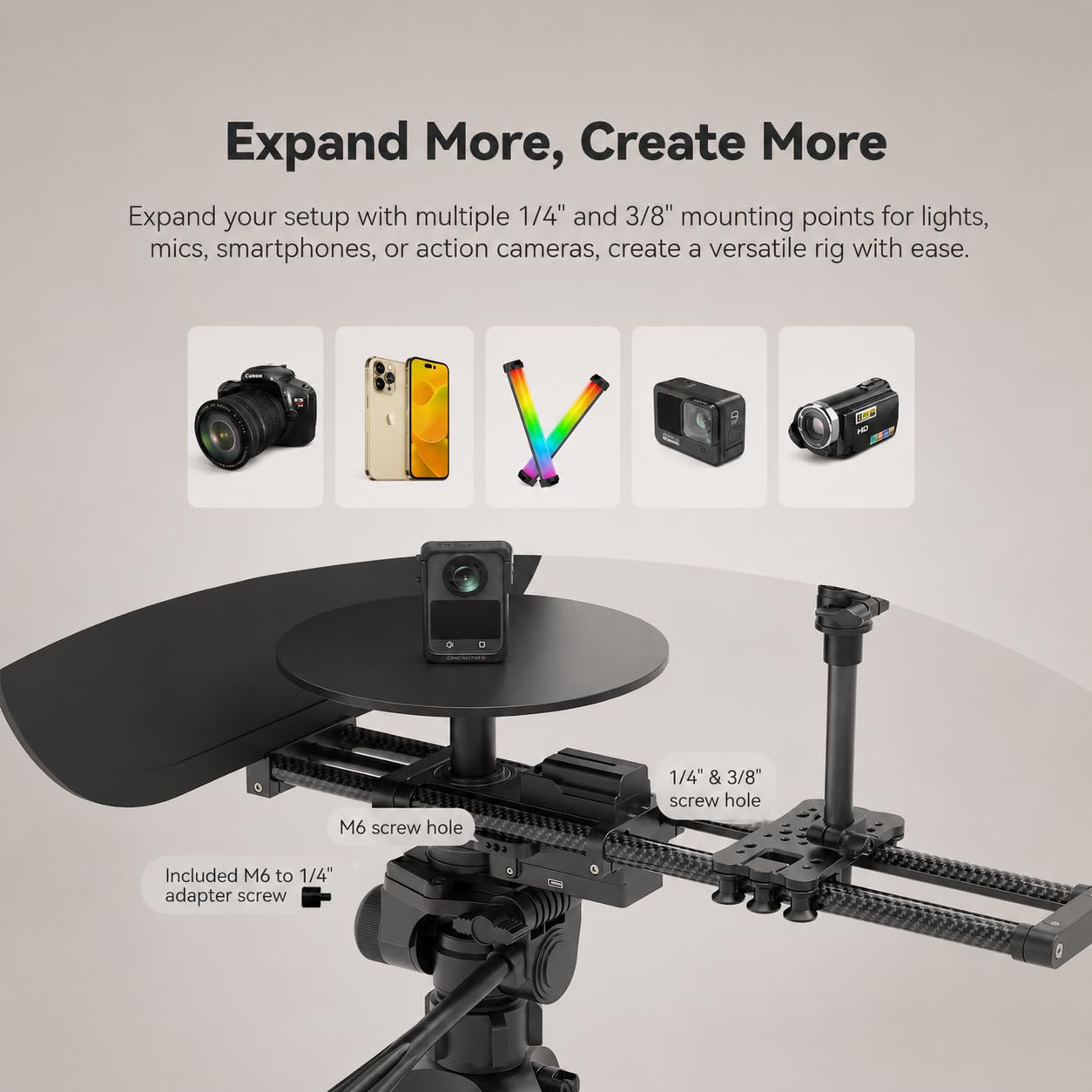 DF DIGITALFOTO V360EVO-ELITE a Doppio Asse Foto Booth 360 | A Doppio Asse Controllato da App Piattaforma Motorizzata per Fotografia di Prodotto, Video, Timelapse e Stop Motion
