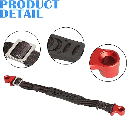 Vista 11 de PRO CAKEN Correa de rescate ajustable trasera para KX KXF KLX RMZ DRZ Dirtbikes Motocross Universal, verde