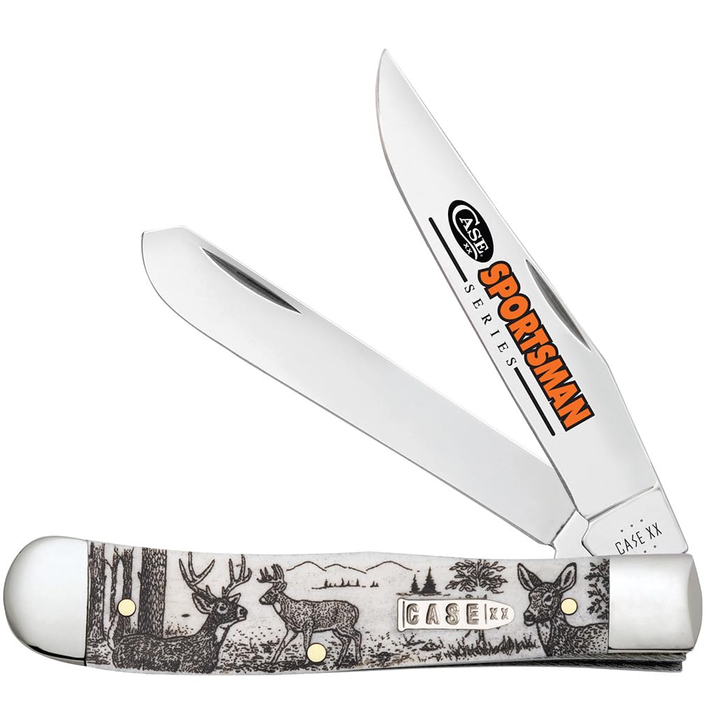 Amazon.com : Case Cutlery CA81220: Sportsman Trapper Deer : Sports