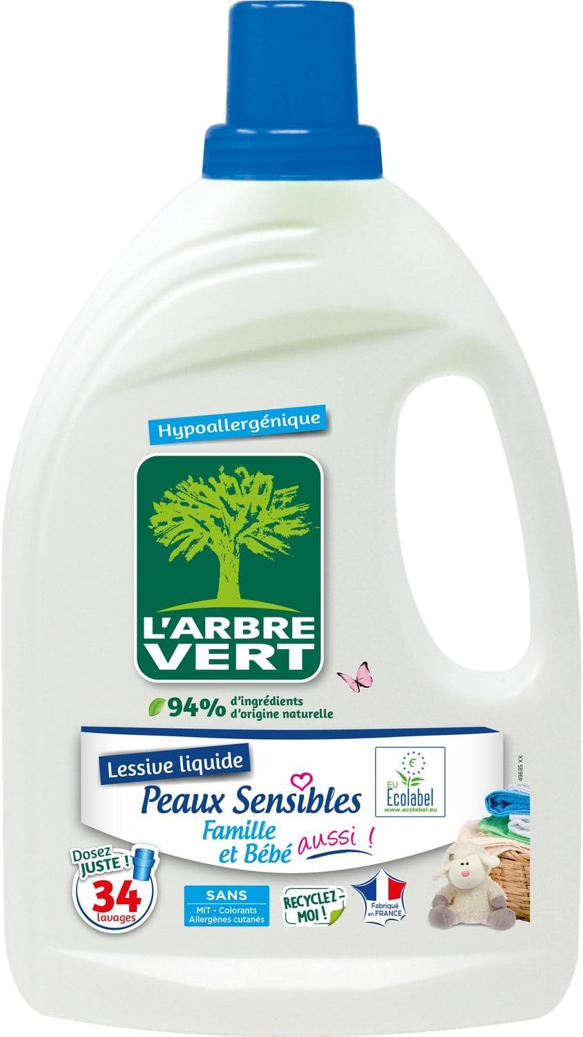 L'Arbre Vert lessive peaux sensibles