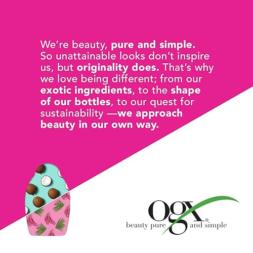 Miniatura 4 de OGX Exfoliante corporal extra cremoso + aceite milagroso de coco para piel seca, exfoliante corporal rico ultra hidratante con extracto de vainilla