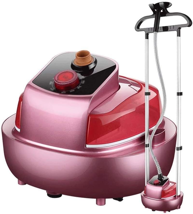 Máquina de planchar vertical de doble varilla de doble vidrio de la barra de alta potencia de alta potencia for la máquina de planchar súper fuerte for la ropa de enfermería (Color: Rojo del vino) zhe