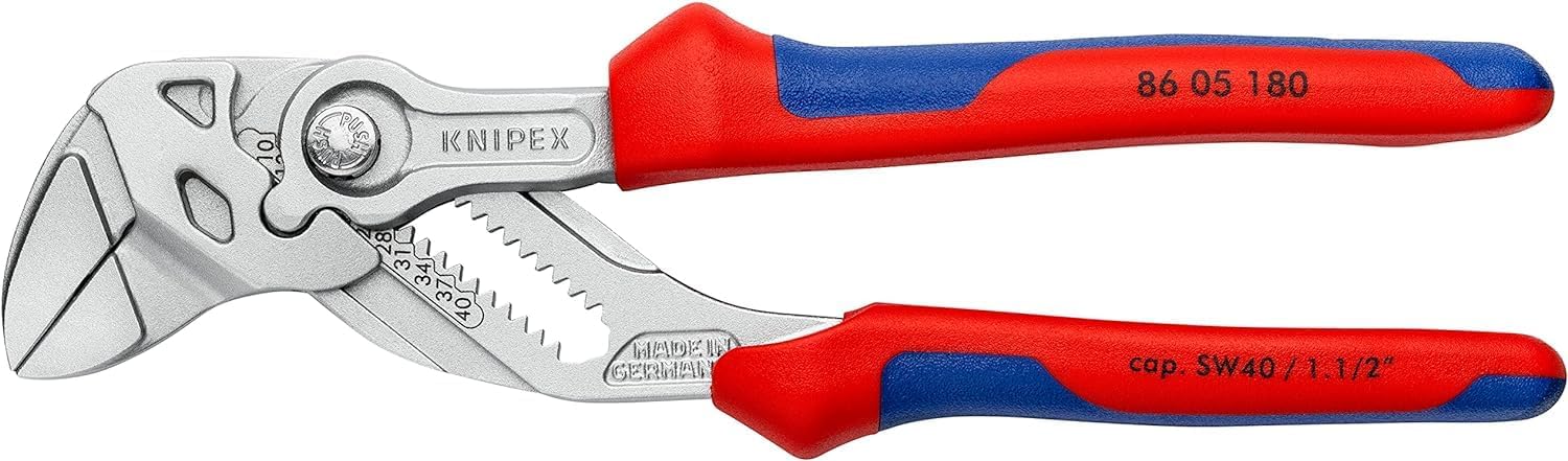 Knipex 86 05 180 Pliers Wrenches 7,09" with soft handle