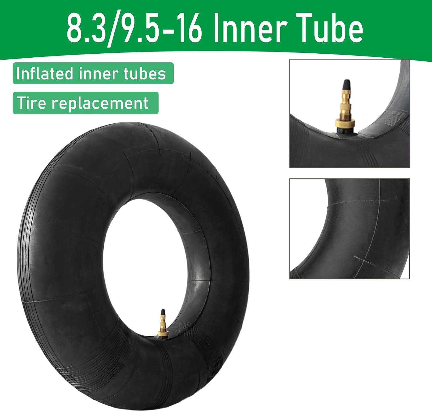 8.3-16 9.5-16 Farm Tractor Tire Inner Tube 8.3/9.5-16 Inner Tube TR218A Valve Stem