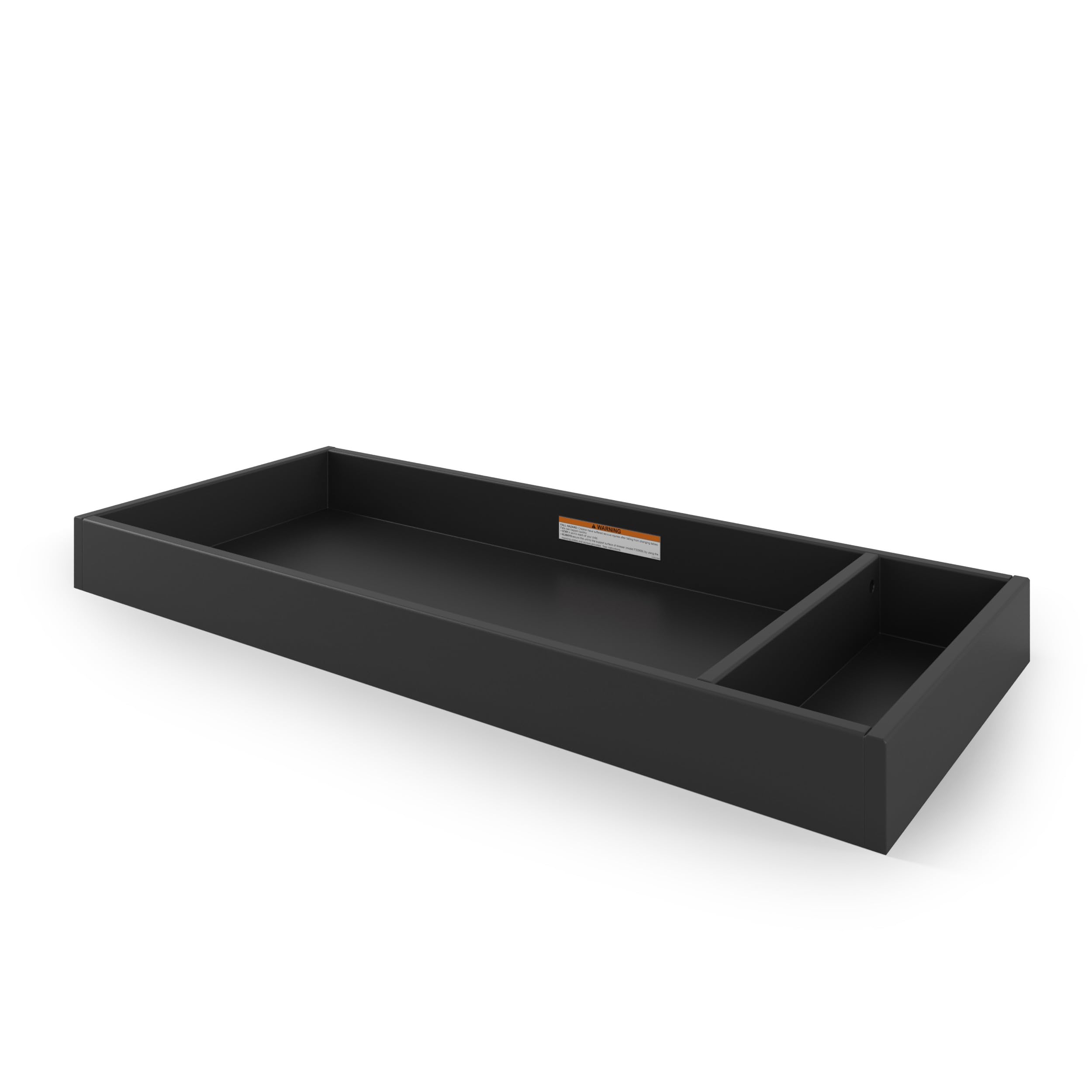 Child Craft Legacy Changing Table Topper, Convert Dresser into a Changing Table Surface, Securely Attaches, Non-Toxic, Baby Safe Finish (Caviar Black)