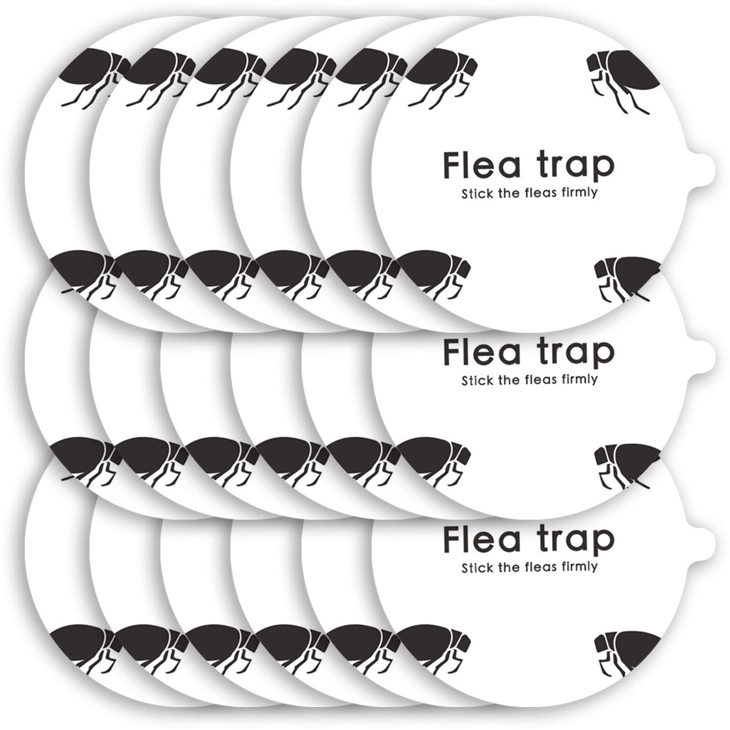 Buy 18 Pack Flea Trap Refill Discs Sticky Trap Glue Board Refills Non