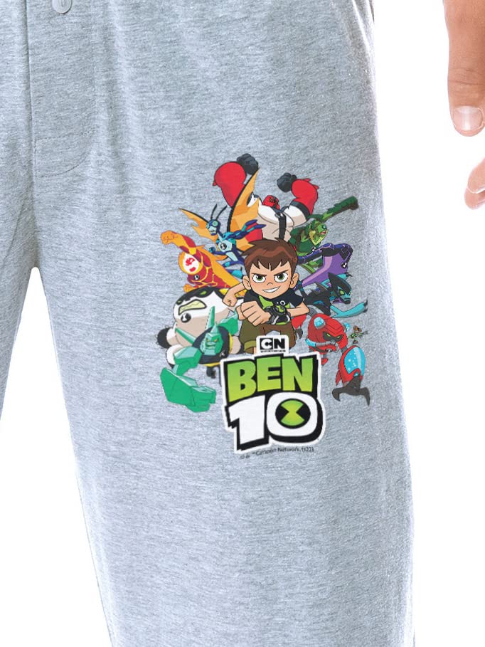 Ben 10 Mens' Cartoon TV Series Omnitrix Characters Aliens Sleep Pajama Pants2