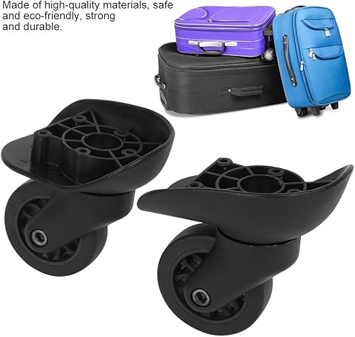 Miniatura 5 de Tomotato 1 par de ruedas para maleta caja de barra de tracción para exteriores rueda de transporte de equipaje accesorio de barra de repuesto para