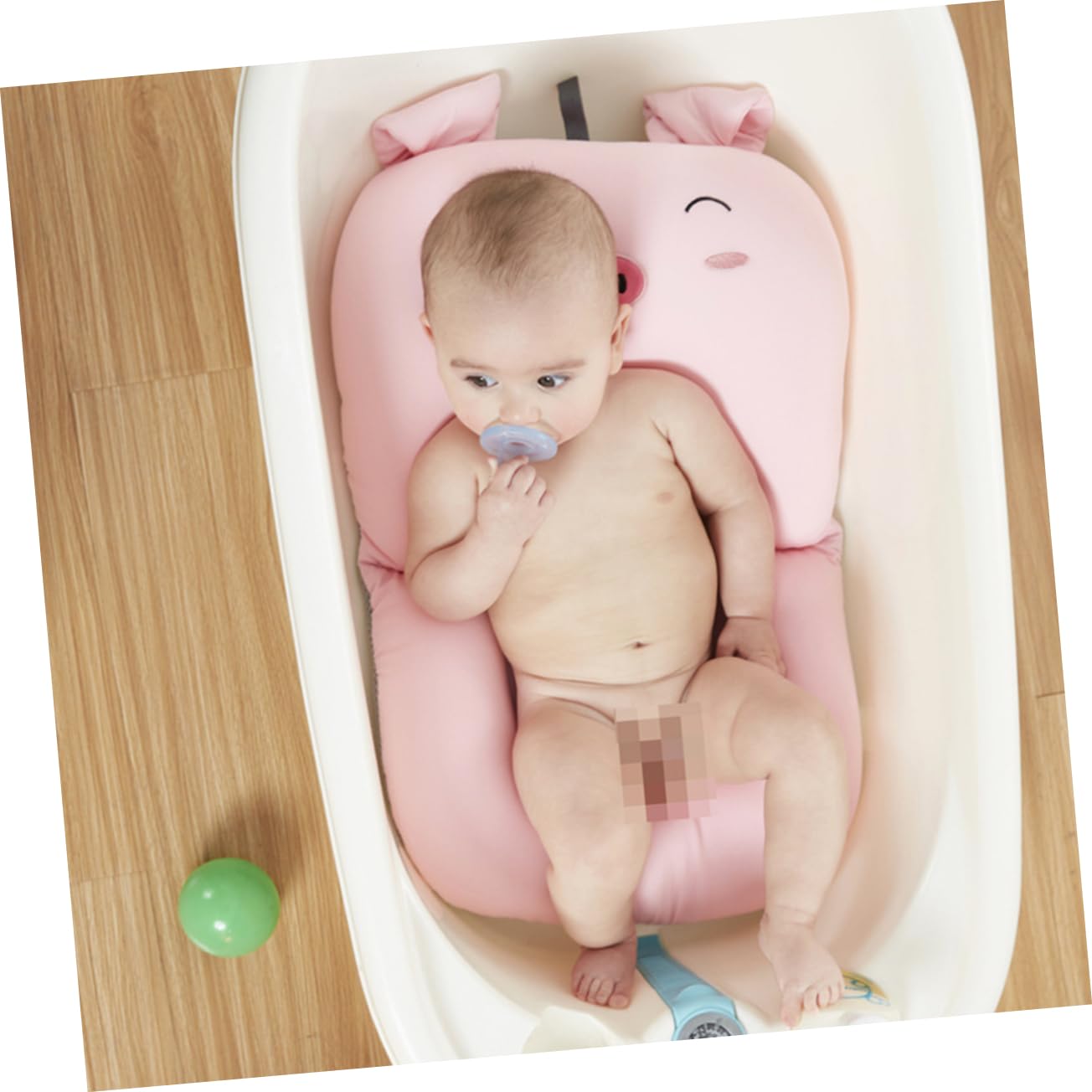 VICASKY Baby Bath Tub Newborn Bathing Pad Foldable Non-Slip Washable Safe Infant Support Mat