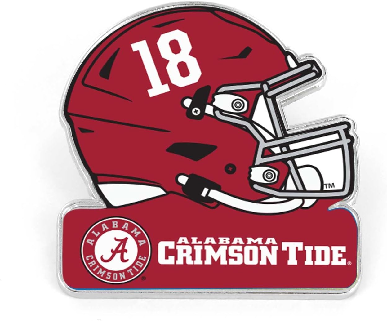 Aminco NCAA Alabama Crimson Tide Premier Helmet Pin