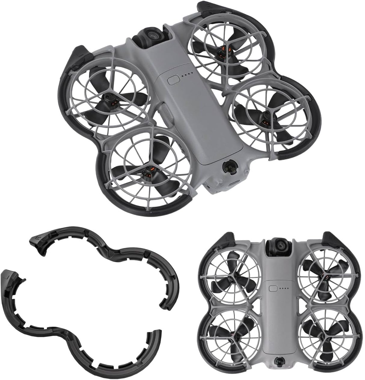 Neo 2 Propeller Guard Protector, Anti-Collision Prop Bumper Protective Cover Ring Impact Bumper Guards Propeller Protectors for DJI Neo 2 Drone Accessories (Black)