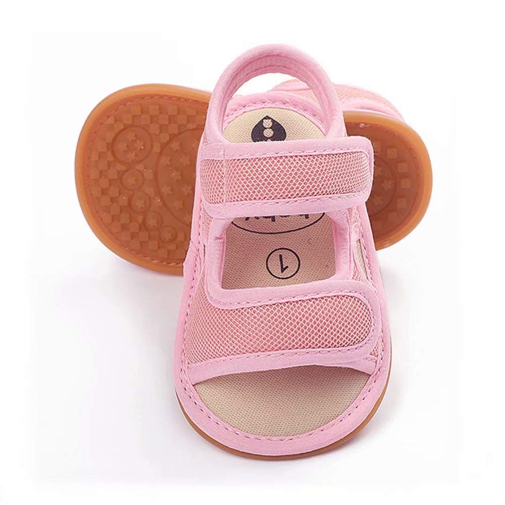 Baby Girls Boys Sandals Premium Breathable Anti-Slip Rubber Sole Infant Summer Outdoor Shoes Toddler First Walkers