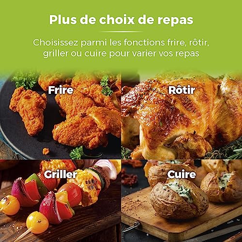 Friteuse électrique Tower à circulation d'air rapide avec minuterie de 60 min - 7