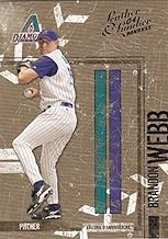 2004 Donruss Leather and Lumber #6 Brandon Webb Arizona Diamondbacks MLB Baseball Card NM-MT