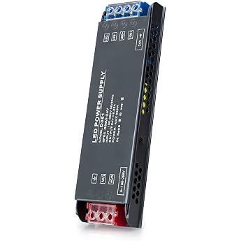 LED Transformer 24 V 200 W LED Driver Power Supply Switching Power Supply LED Transformer 8.3 A AC 230 V to DC 24 Volt Compact Extremely Thin Constant Voltage Low Voltage Transformer for Lamps