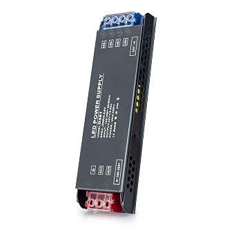 BRIMETI 24V LED Driver 200W LED Transformer AC 240V to DC 24 Volt 8.3A Ultra Slim Power Supply Constant Low Voltage Switching, Adapter for Strip Light Cabinet Lights