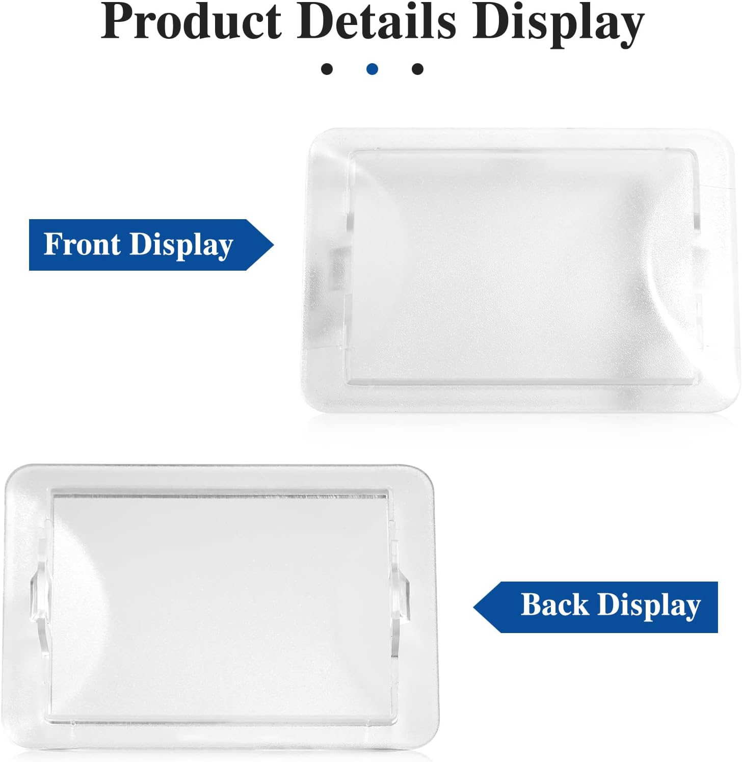 SB03293051 Light Lens Replacement for Broan Vent Hood Light Lens, Replaces AP5610530, B03293051, 1515107 Vent Hood Light Lens Range Hood Replacement Parts(2 Pack)