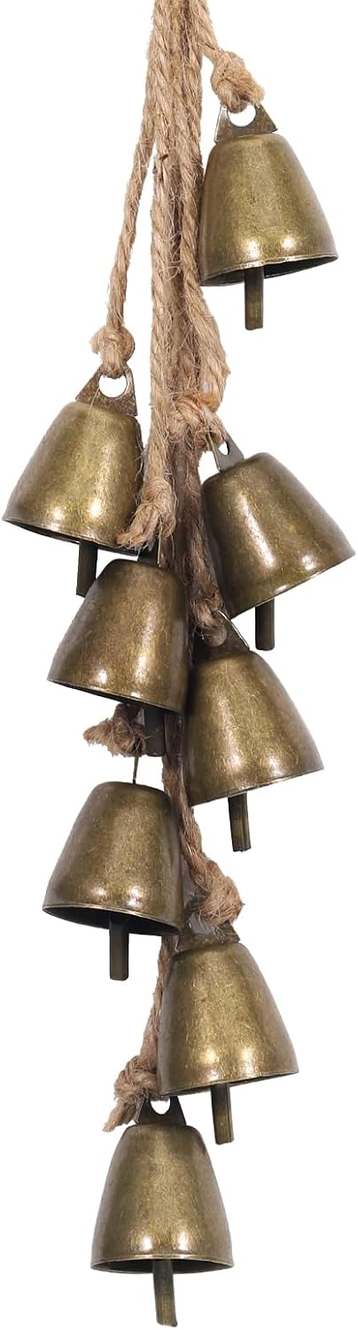 Brass Witch Bells for Door, Witch Hanger Bell for Door Knob