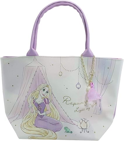 Amazon 塔の上のラプンツェル ランチバッグ ミニ トートバッグ Girls Room ディズニープリンセス マリモクラフト ランチ バッグ ランチ巾着 ランチベルト