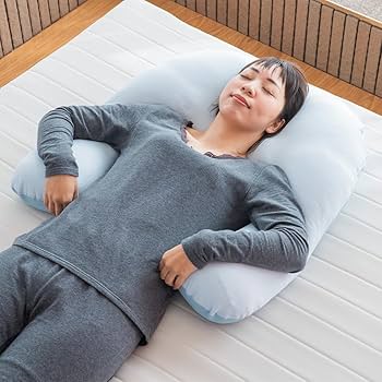 眠り製作所　抱かれ枕　アーチピローFUN　レギュラー　クリアブルー 眠り製作所 公式オンラインショップ / 抱かれ枕 アーチピローFUN