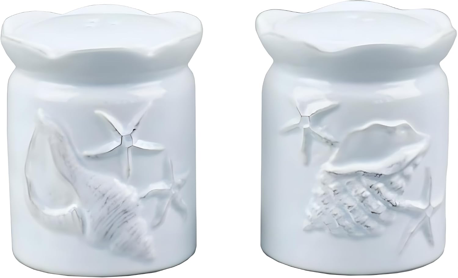 Blue Sky Clayworks 20772 Laguna Coastal Salt and Pepper Shaker, Set of 2, Blue