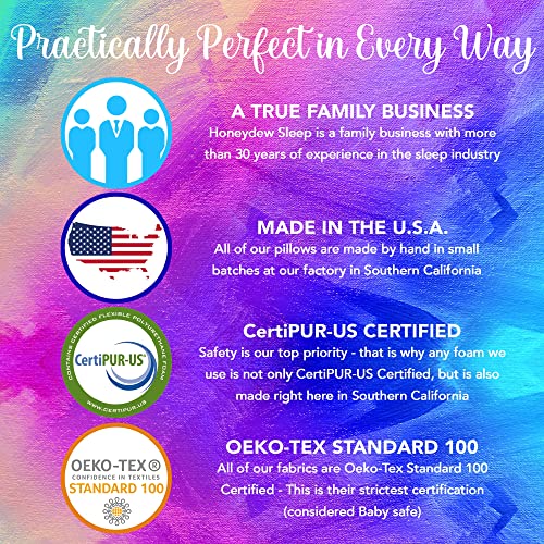 Honeydew Scrumptious Side Pillow- The Ultimate Luxury Neck Pillow- Fully Adjustable Support For Neck Pain Relief- Made In Usa- Enhanced, Hypoallergenic Patented Cool Pillow Fill (King Size) #TOP3