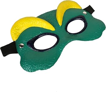 HOTTERCOS DIY White Dino Mask Dinosaur Animal Head Masks Halloween Costume Christmas Gifts for Girls & Boys
