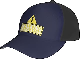 Walking Hr Violation Cap Tucker Hat Adjustable Sports Baseball Caps6 Black