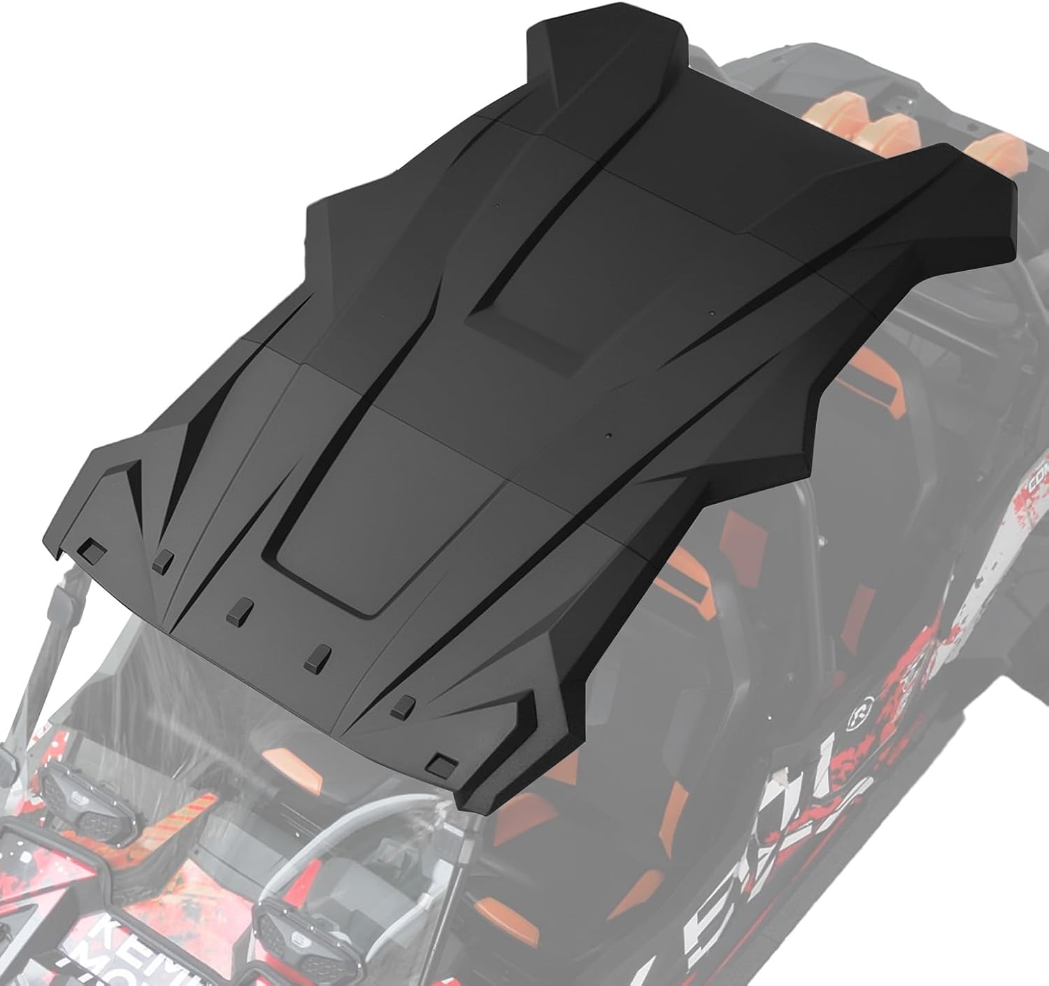 KEMIMOTO Roof Top Compatible with Polaris RZR XP 4 1000 2014-2023, Heavy Duty Plastic Roof Top Black Covering Hard for 4 Seater XP 4 Turbo / 4 900 / S 4 1000# 2883074